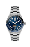  Shop Authentic Tag Heuer Autavia Cosc GMT Automatic Blue Dial Silver Steel Strap Watch for Men - WBE511A.BA0650 - Luxxuri