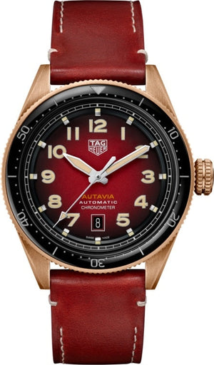  Shop Authentic Tag Heuer Autavia Maroon Dial Watch for Men - WBE5193.FC8300 - Luxxuri