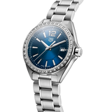  Shop Authentic Tag Heuer Formula 1 Quartz Diamonds Blue Dial Silver Steel Strap Watch for Women - WBJ1316.BA0666 - Luxxuri