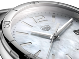  Shop Authentic Tag Heuer Formula 1 Mother of Pearl White Dial Silver Steel Strap Watch for Women - WBJ1318.BA0666 - Luxxuri