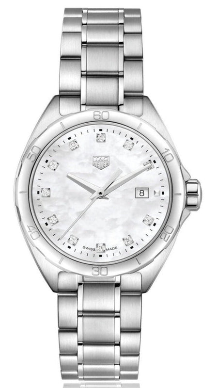  Shop Authentic Tag Heuer Formula 1 Diamonds Mother of Pearl White Dial Watch for Women - WBJ1319.BA0666 - Luxxuri