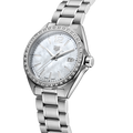 Tag Heuer Formula 1 Quartz Diamonds Mother of Pearl Dial Silver Steel Strap Watch for Women - WBJ131A.BA0666