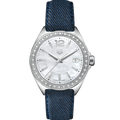 Tag Heuer Formula 1 Quartz Diamonds Mother of Pearl Dial Blue Leather Strap Watch for Women - WBJ131A.FC8251