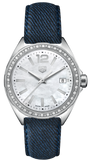 Shop Authentic Tag Heuer Formula 1 Quartz Diamonds Mother of Pearl Dial Blue Leather Strap Watch for Women - WBJ131A.FC8251 - Luxxuri