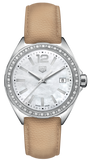  Shop Authentic Tag Heuer Formula 1 Quartz Diamonds Mother of Pearl Dial Beige Leather Strap Watch for Women - WBJ131A.FC8254 - Luxxuri