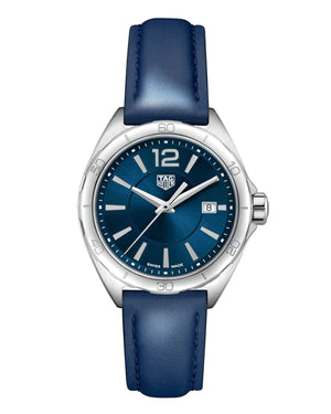  Shop Authentic Tag Heuer Formula 1 Quartz Blue Dial Blue Leather Strap Watch for Women - WBJ1412.FC8233 - Luxxuri