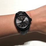  Shop Authentic Tag Heuer Formula 1 Quartz Black Dial Black Leather Strap Watch for Women - WBJ1414.FC8234 - Luxxuri