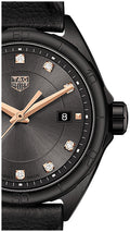  Shop Authentic Tag Heuer Formula 1 Diamonds Black Dial Black Leather Strap Watch for Women - WBJ1417.FC8234 - Luxxuri