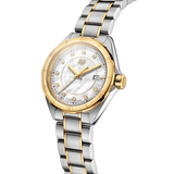  Shop Authentic Tag Heuer Formula 1 Diamonds Mother of Pearl White Dial Two Tone Steel Strap Watch for Women - WBJ1421.BB0648 - Luxxuri