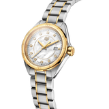  Shop Authentic Tag Heuer Formula 1 Diamonds Mother of Pearl White Dial Two Tone Steel Strap Watch for Women - WBJ1421.BB0648 - Luxxuri