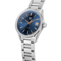 Tag Heuer Carrera Quartz Diamonds Blue Dial Silver Steel Strap Watch for Women - WAR1114.BA0601