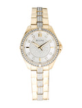  Shop Authentic Bulova Crystal Collection Silver Crystal Dial Gold Steel Strap Watch for Women - 98L228 - Luxxuri