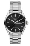  Shop Authentic Tag Heuer Carrera Calibre 5 Automatic Black Dial Silver Steel Strap Watch for Men - WAR201A.BA0723 - Luxxuri