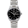 Shop Authentic Tag Heuer Carrera Day Date Automatic Black Dial Silver Steel Strap Watch for Men - WBN2010.BA0640 - Luxxuri