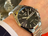  Shop Authentic Tag Heuer Carrera Day Date Automatic Black Dial Silver Steel Strap Watch for Men - WBN2010.BA0640 - Luxxuri
