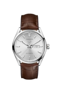  Shop Authentic Tag Heuer Carrera Day Date Silver Dial Brown Leather Strap Watch for Men - WBN2011.FC6484 - Luxxuri