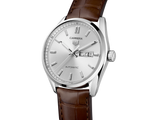  Shop Authentic Tag Heuer Carrera Day Date Silver Dial Brown Leather Strap Watch for Men - WBN2011.FC6484 - Luxxuri