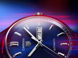  Shop Authentic Tag Heuer Carrera Day Date Blue Dial Silver Steel Strap Watch for Women - WBN2012.BA0640 - Luxxuri