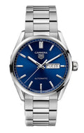  Shop Authentic Tag Heuer Carrera Day Date Blue Dial Silver Steel Strap Watch for Women - WBN2012.BA0640 - Luxxuri
