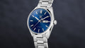  Shop Authentic Tag Heuer Carrera Day Date Blue Dial Silver Steel Strap Watch for Women - WBN2012.BA0640 - Luxxuri