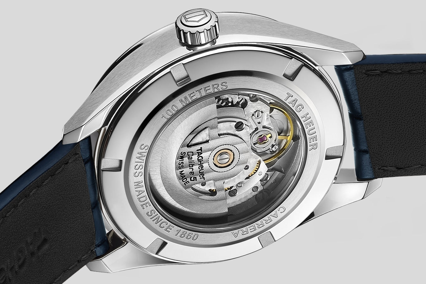  Shop Authentic Tag Heuer Carrera Day Date Blue Dial Blue Leather Strap Watch for Men - WBN2012.FC6502 - Luxxuri