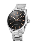  Shop Authentic Tag Heuer Carrera Day Date Black Dial Silver Steel Strap Watch for Men - WBN2013.BA0640 - Luxxuri
