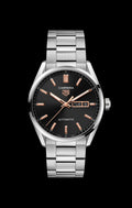  Shop Authentic Tag Heuer Carrera Day Date Black Dial Silver Steel Strap Watch for Men - WBN2013.BA0640 - Luxxuri