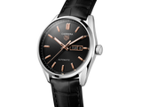  Shop Authentic Tag Heuer Carrera Day Date Black Dial Black Leather Strap Watch for Men - WBN2013.FC6503 - Luxxuri