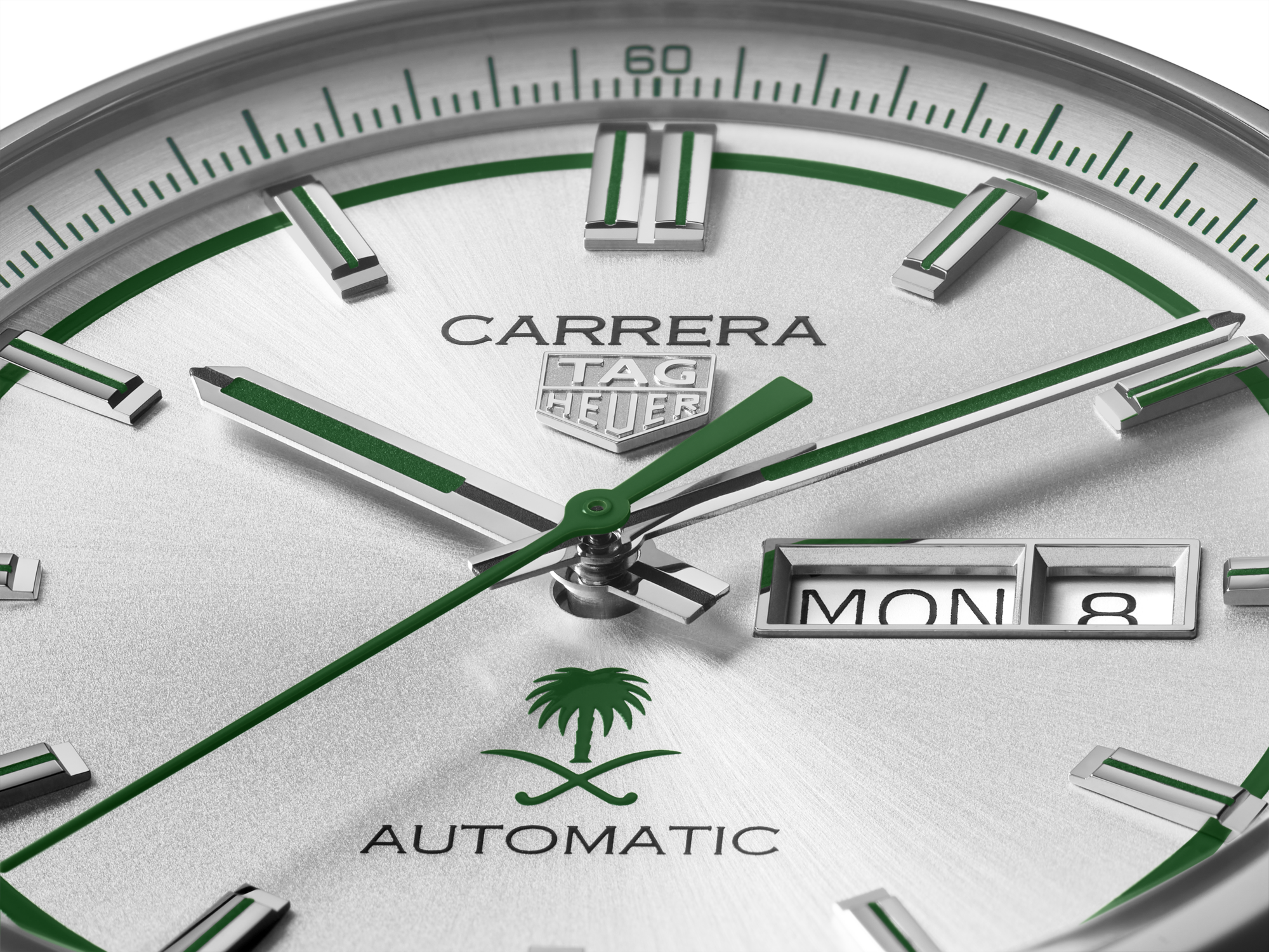 Tag Heuer Carrera Automatic Silver Dial Silver Steel Strap Watch for Men - WBN2015.EB0283