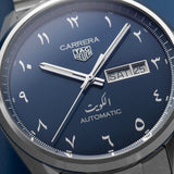 Shop Authentic Tag Heuer Carrera Automatic Blue Dial Silver Steel Strap Watch for Men - WBN2016.BA0640 - Luxxuri