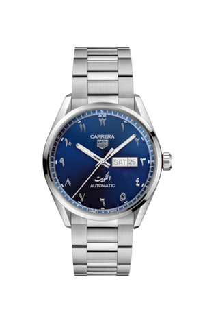  Shop Authentic Tag Heuer Carrera Automatic Blue Dial Silver Steel Strap Watch for Men - WBN2016.BA0640 - Luxxuri