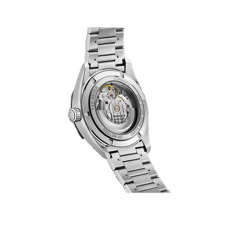  Shop Authentic Tag Heuer Carrera Date Blue Dial Silver Steel Strap Watch for Men - WBN2112.BA0639 - Luxxuri