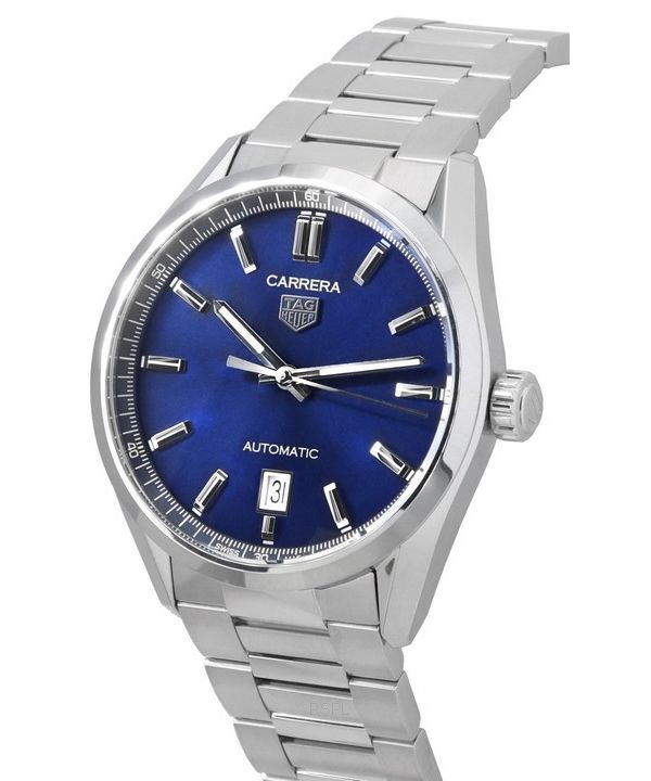 Shop Authentic Tag Heuer Carrera Date Blue Dial Silver Steel Strap Watch for Men - WBN2112.BA0639 - Luxxuri