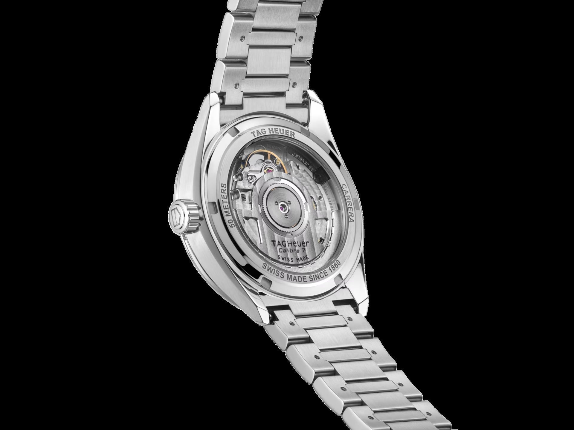  Shop Authentic Tag Heuer Carrera Date Silver Dial Silver Steel Strap Watch for Women - WBN2310.BA0001 - Luxxuri