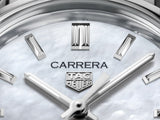  Shop Authentic Tag Heuer Carrera Mother of Pearl Dial Silver Steel Strap Watch for Women - WBN2410.BA0621 - Luxxuri