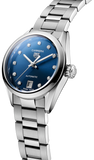  Shop Authentic Tag Heuer Carrera Diamonds Blue Dial Silver Steel Strap Watch for Women - WBN2413.BA0621 - Luxxuri