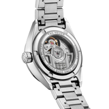  Shop Authentic Tag Heuer Carrera Date Diamonds Mother of Pearl Dial Silver Steel Strap Watch for Women - WBN2414.BA0621 - Luxxuri