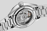  Shop Authentic Tag Heuer Carrera Date Diamonds Mother of Pearl Dial Silver Steel Strap Watch for Women - WBN2414.BA0621 - Luxxuri
