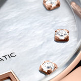  Shop Authentic Tag Heuer Carrera Date Automatic Mother of Pearl Dial Two Tone Steel Strap Watch for Women - WBN2450.BD0569 - Luxxuri