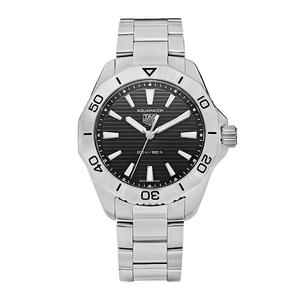  Shop Authentic Tag Heuer Aquaracer Professional 200 Quartz Black Dial Silver Steel Strap Watch for Men - WBP1110.BA0627 - Luxxuri