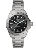  Shop Authentic Tag Heuer Aquaracer Professional 200 Solargraph Quartz Black Dial Silver Steel Strap Watch for Men - WBP1180.BF0000 - Luxxuri