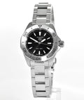  Shop Authentic Tag Heuer Aquaracer Professional 200 Quartz Black Dial Silver Steel Strap Watch for Women - WBP1410.BA0622 - Luxxuri