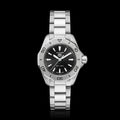  Shop Authentic Tag Heuer Aquaracer Professional 200 Quartz Black Dial Silver Steel Strap Watch for Women - WBP1410.BA0622 - Luxxuri