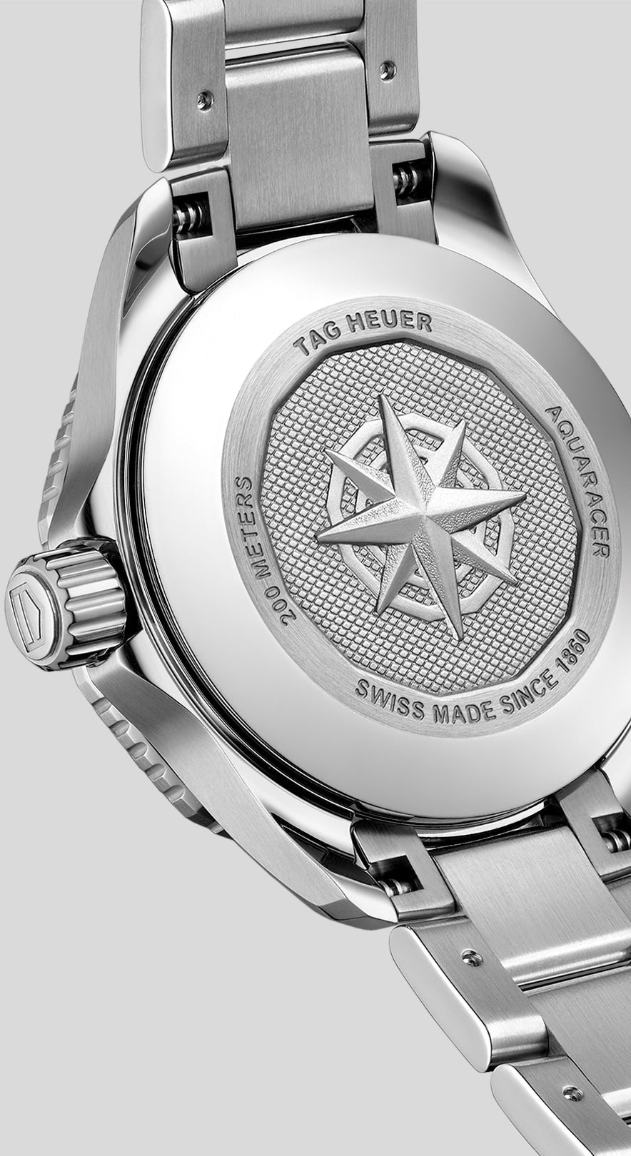  Shop Authentic Tag Heuer Aquaracer Professional 200 Quartz White Dial Silver Steel Strap Watch for Women - WBP1411.BA0622 - Luxxuri