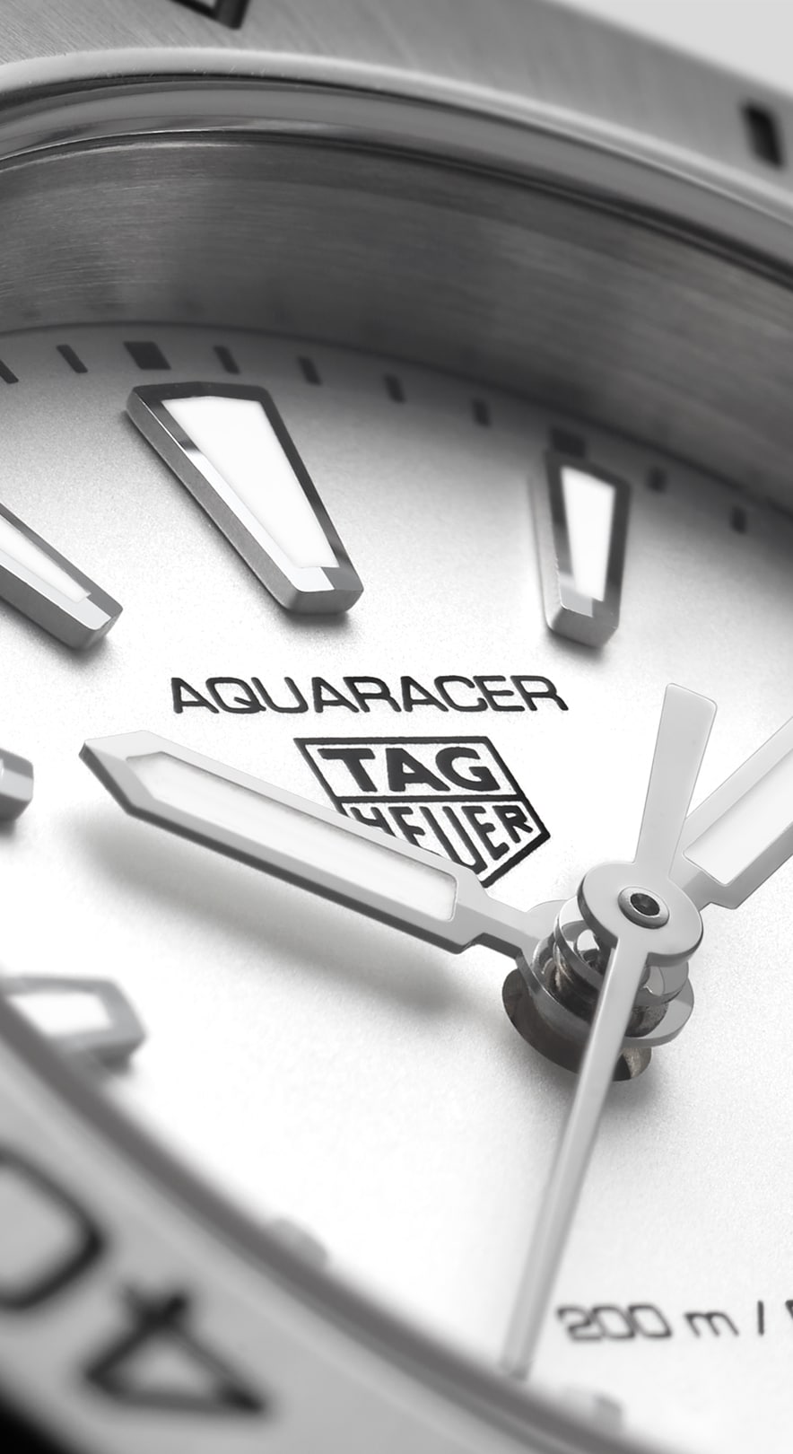  Shop Authentic Tag Heuer Aquaracer Professional 200 Quartz White Dial Silver Steel Strap Watch for Women - WBP1411.BA0622 - Luxxuri