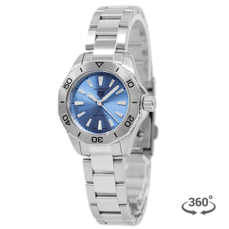  Shop Authentic Tag Heuer Aquaracer Professional 200 Quartz Blue Dial Silver Steel Strap Watch for Women - WBP1415.BA0622 - Luxxuri