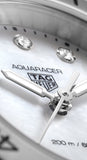  Shop Authentic Tag Heuer Aquaracer Professional 200 Quartz Diamond Mother of Pearl Dial Silver Steel Strap Watch for Women - WBP1416.BA0622 - Luxxuri