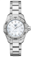  Shop Authentic Tag Heuer Aquaracer Professional 200 Quartz White Dial Silver Steel Strap Watch for Women - WBP1411.BA0622 - Luxxuri