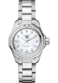  Shop Authentic Tag Heuer Aquaracer Professional 200 Quartz Diamond Mother of Pearl Dial Silver Steel Strap Watch for Women - WBP1417.BA0622 - Luxxuri