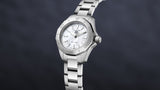  Shop Authentic Tag Heuer Aquaracer Professional 200 Quartz Mother of Pearl Dial Silver Steel Strap Watch for Women - WBP1418.BA0622 - Luxxuri